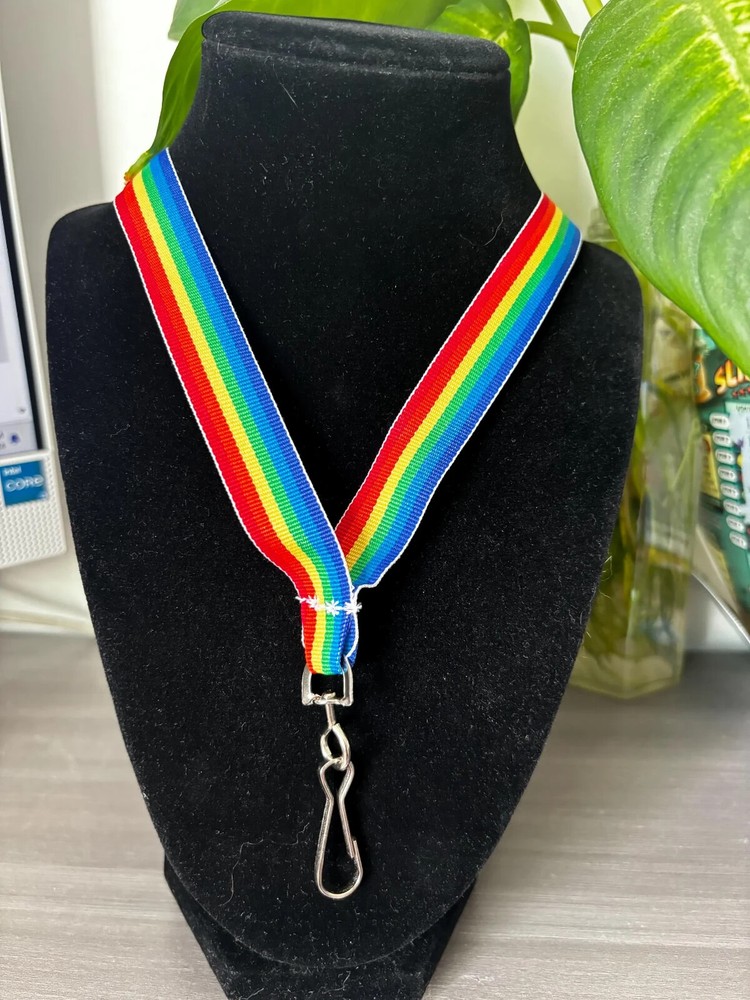 Rainbow Pride! 18” Ribbon Lanyard