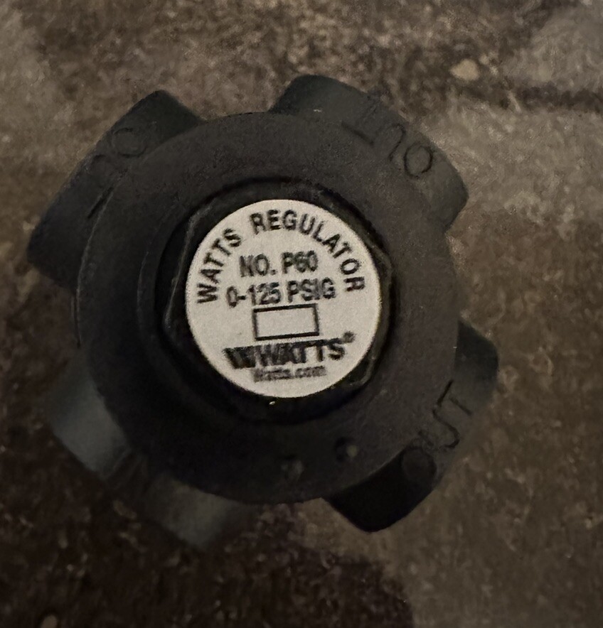 Watts P60, 1DMK5 Plastic Water Pressure Regulator