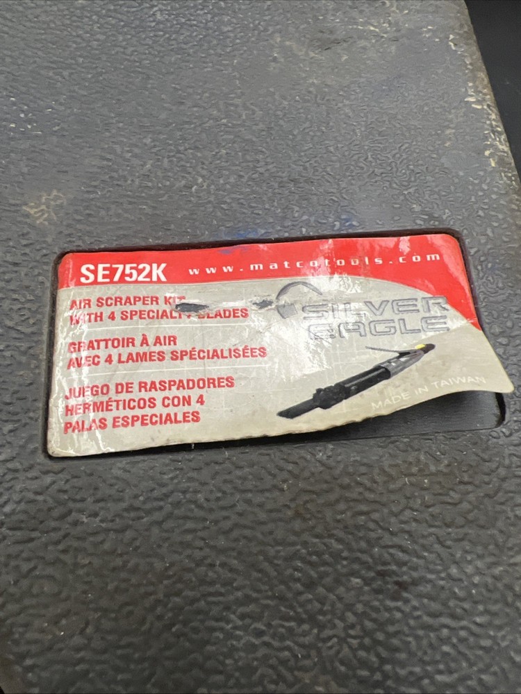 Matco Tools Silver Eagle SE752K Air Scraper Tool w Blades USED
