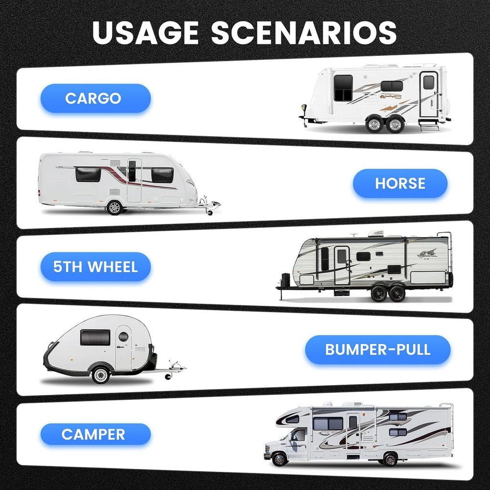 NEW Black RV Paddle Entry Door Lock Latch Handle Deadbolt Camper Cargo Trailer