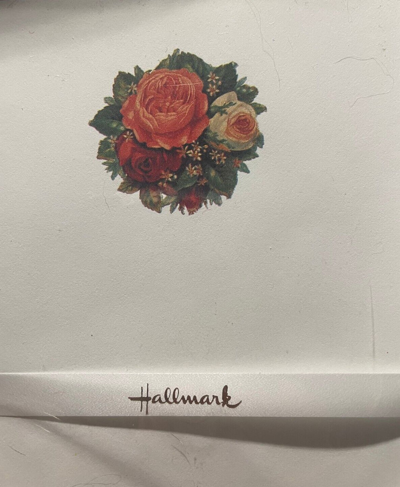 Hallmark Stationary 16 Decorated Sheets, Plain Sheets & Envelopes Flower Design