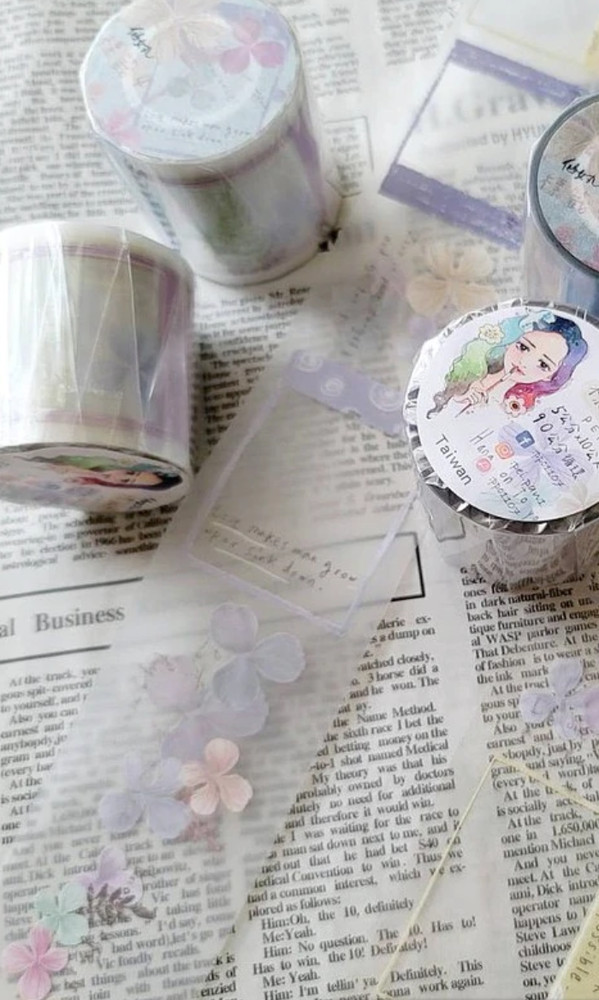 Fairy Maru Label 4 Frames Matte PET Tape SAMPLE LOOP