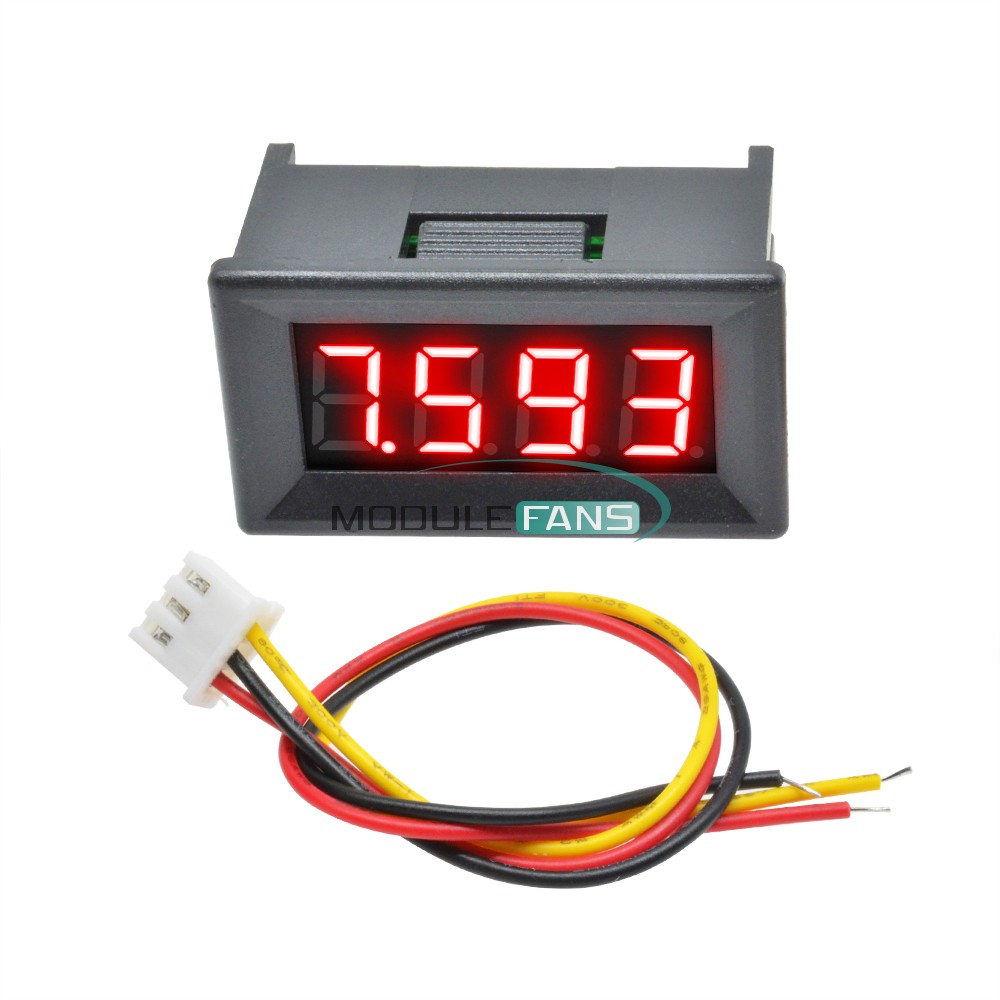 1-10pcs DC 0-100V LED Digital Display Voltmeter LED Voltage Panel Meter new
