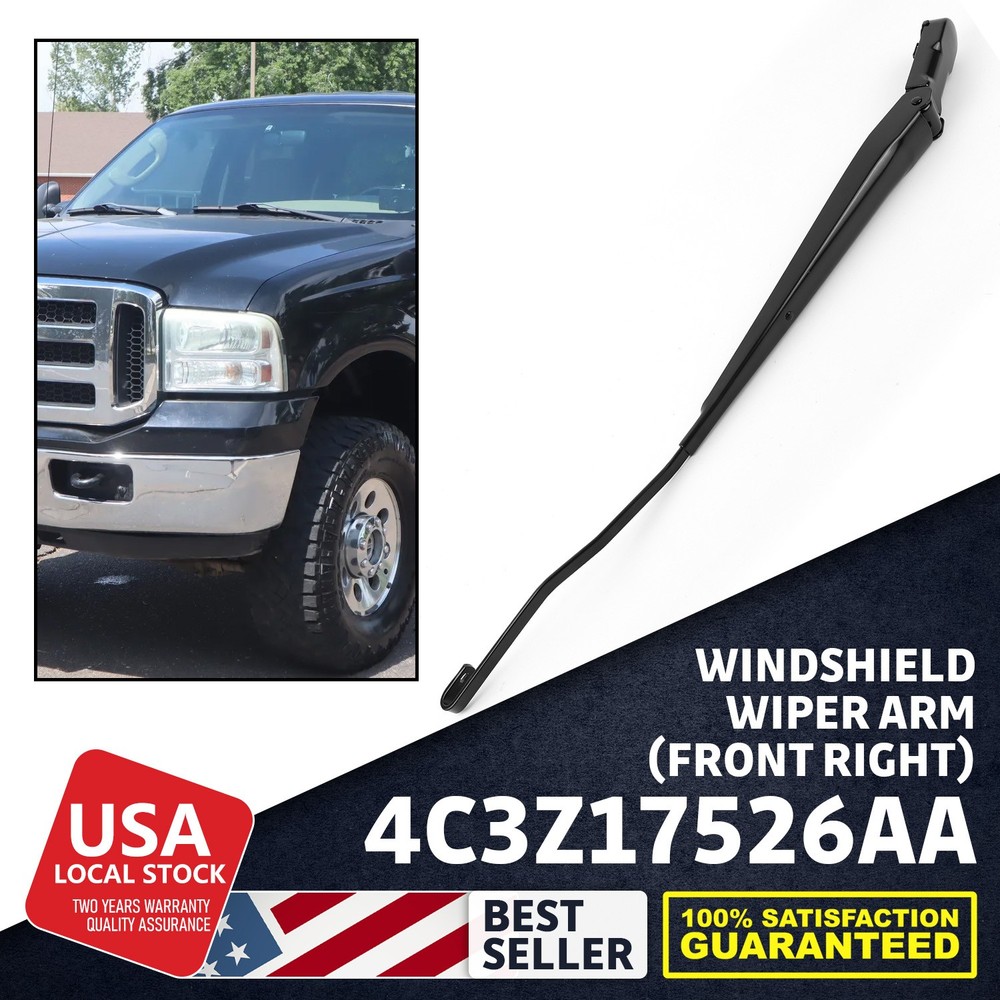 For 2000-2005 Ford Excursion Windshield Wiper Arm right Side replace 4C3Z17527AA