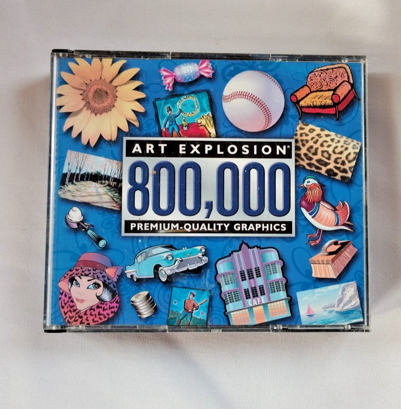 5 DVD's for Computer Graphics Nova Art Explorer 800,000 Computer Graphics