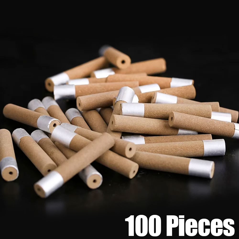 100pcs Acupuncture Sticks Replaceable Moxibustion Burning Tubes Natural Therapy