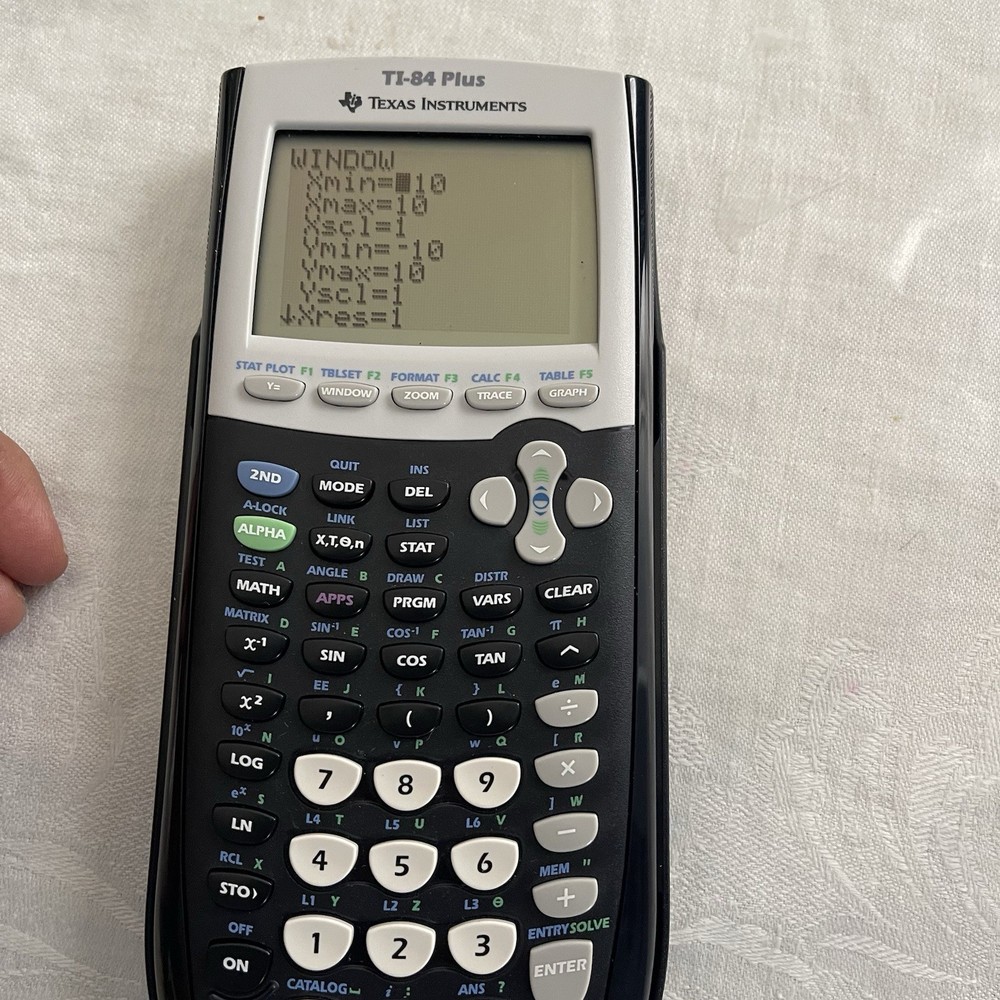 Texas Instruments TI-84 Plus Graphing Calculator – Tested & Working w/ Cover