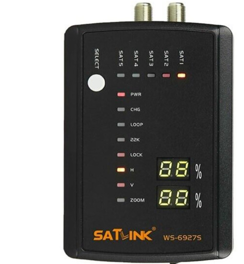 Vast TV Satellite pre tuned Digital readout SATLINK audio visual information