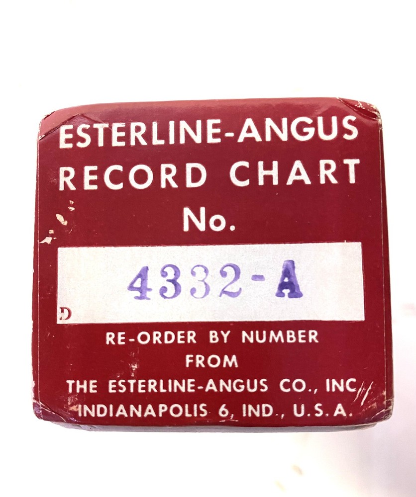 Esterline Angus Record Chart 4332-A