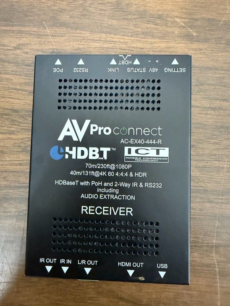 AV Pro Connect AC-EX40-444-R Receiver And Transmitter