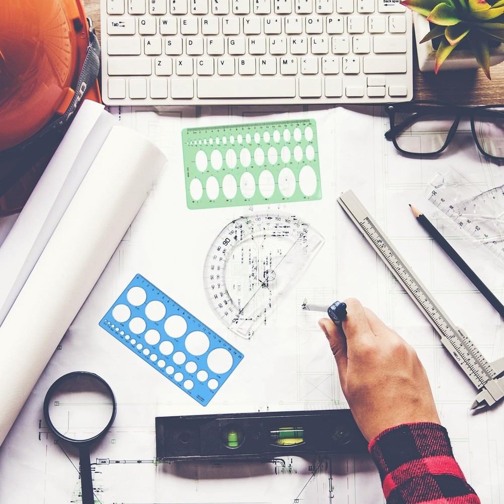 Circle Template Circle Stencil Circle Template for Drawing Round Drafting Dra...