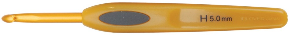 Clover Soft Touch Crochet Hook-Size H8/5mm - 1008H
