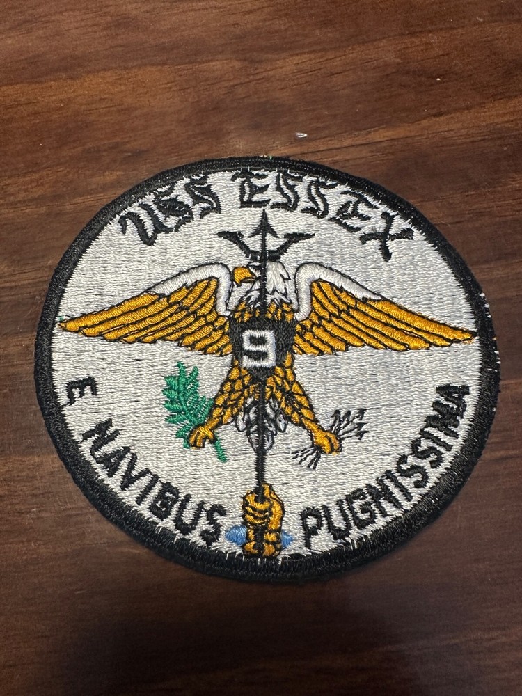 Vintage US Navy USS Exxex CVS-9 Patch