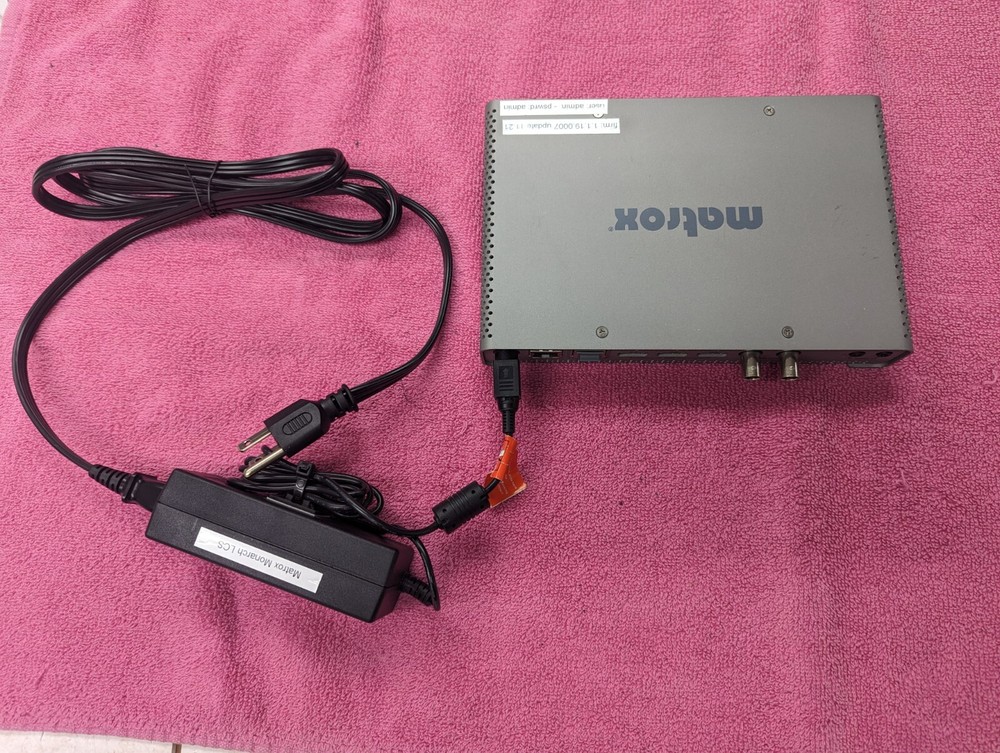 Matrox Monarch LCS - IP Streaming Encoder - HDMI & SDI Inputs - w/power supply