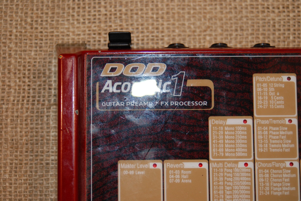 DOD Acoustic 1 Guitar PreAm/FX Processor