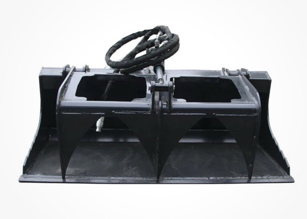 Mini Skid Steer Grapple Bucket Attachment