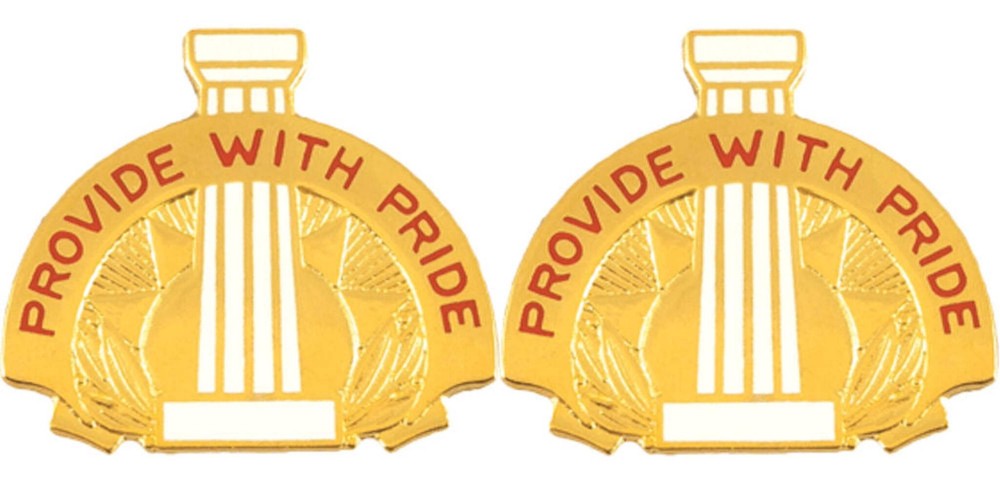 43rd Support Group Distinctive Unit Insignia - Pair - Provide With Pride