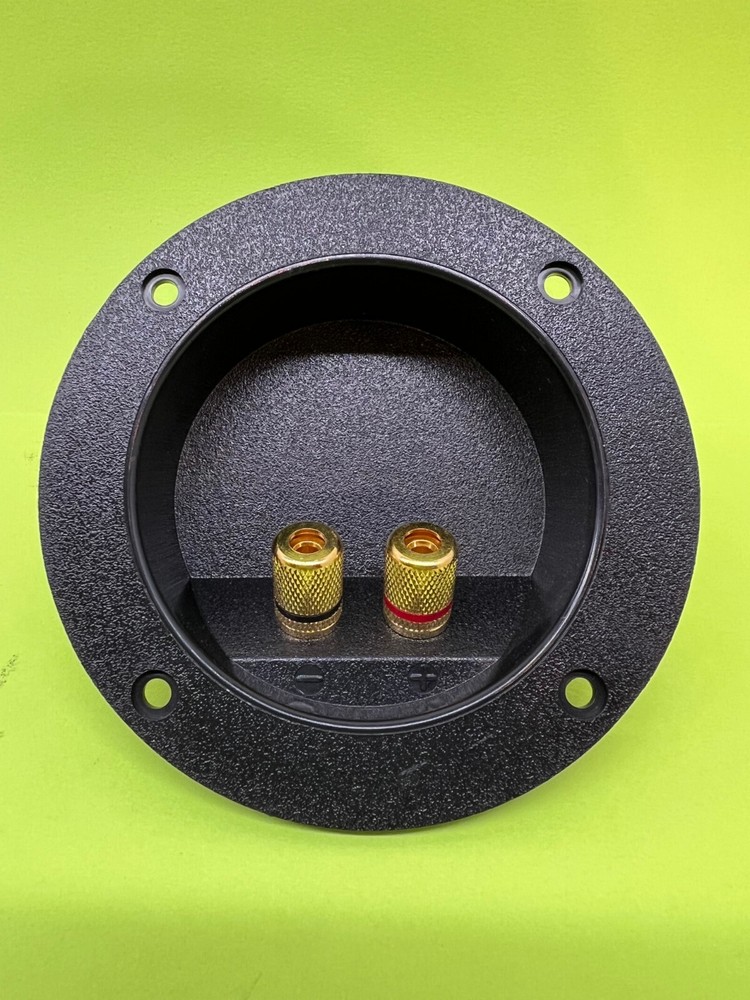 5-Way Binding Post Round Recessed Speaker Terminal Cup includes Free Shipping