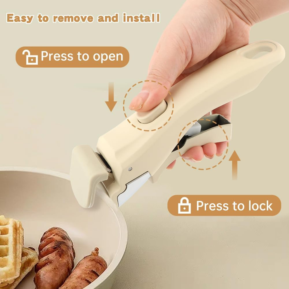 Removable Handle, Universal Pot Handle, Detachable Removable Pan Handle Replacem