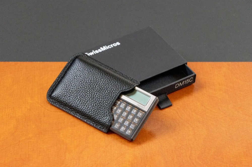 SwissMicros DM15C Programmable RPN Calculator - Credit Card Sized
