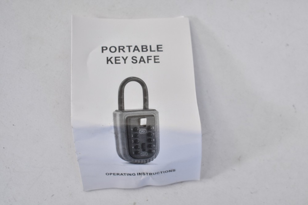 CCYX Portable Key Lock w 1000 Personalized Codes Strength Rust Resistance