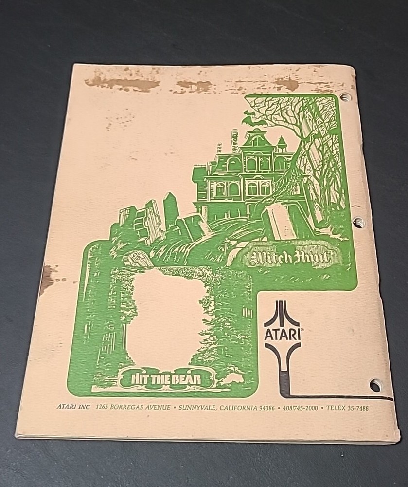 Triple Hunt Atari Arcade Manual, 1st Printing