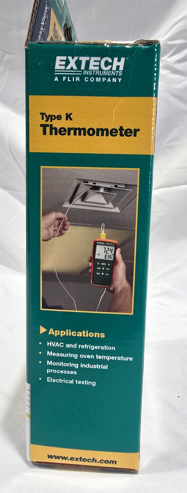 EXTECH EA11A Thermocouple Thermometer,1 Input,Type K 1LYR5 New