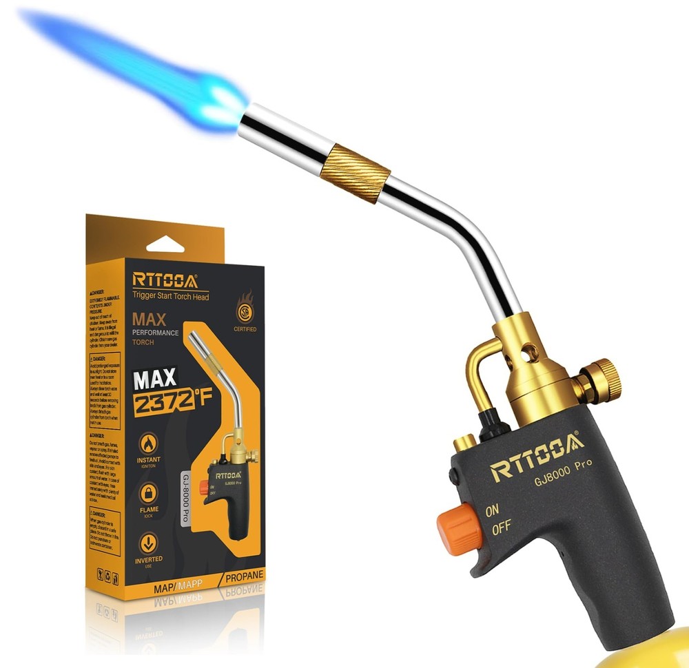High Intensity Propane Torch Head Kit - Trigger Start, Pencil Flame, CSA Certifi