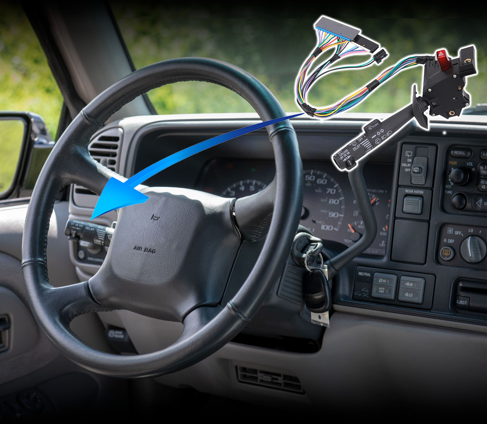 Turn Signal Switch Multi-Function Wiper Control for 1995-2002 Chevy GMC 2330814
