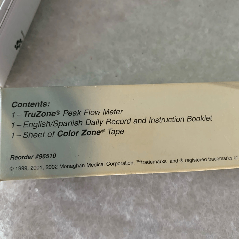 Monaghan Tru Zone Peak Flow Meter *New*