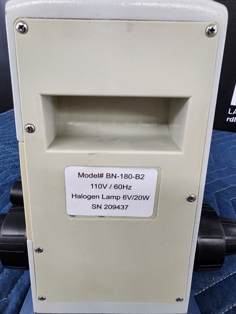 Boeco BN-180-B2 Binocular Microscope with 3 Objectives, FULLY TESTED