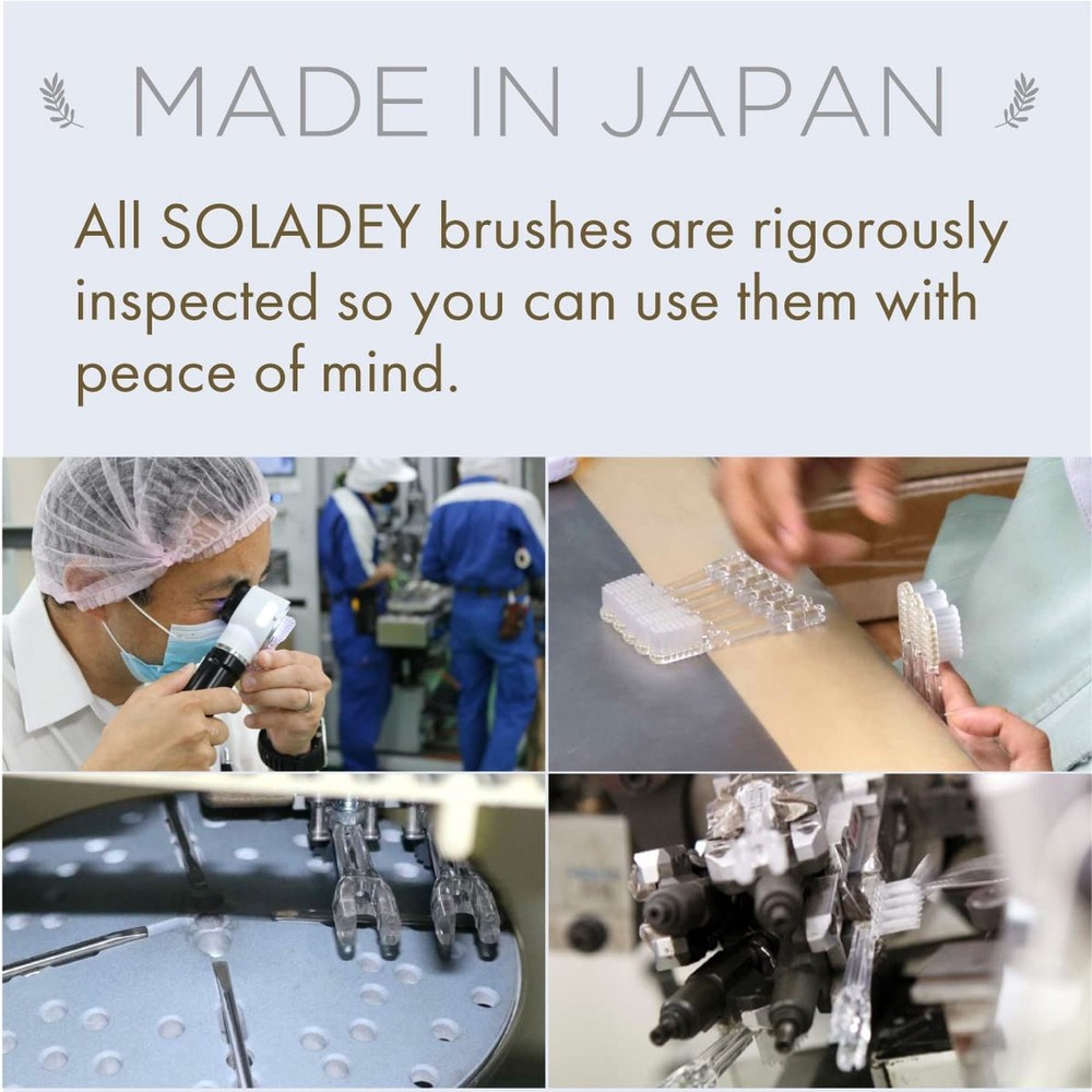 Soladey Ionic Toothbrush Replacement Brush Heads Refill, 4 Count -3 Row Soft ...