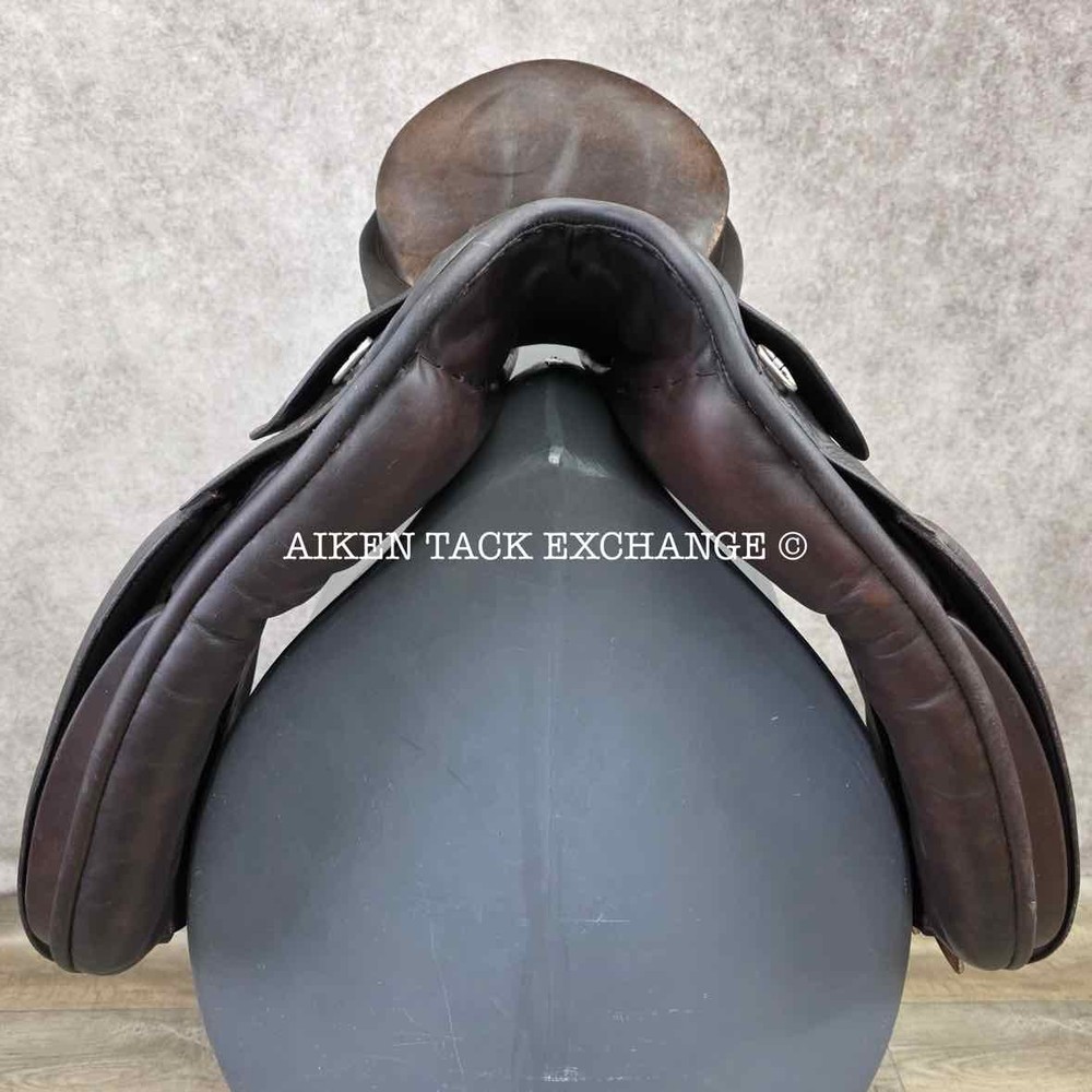 Max Hopfner Dressage Saddle, 18" Seat, Medium Tree (Read Description)
