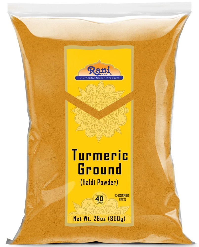 Rani Turmeric (Haldi) Root Powder Spice, (High Curcumin Content) 28oz (800g)