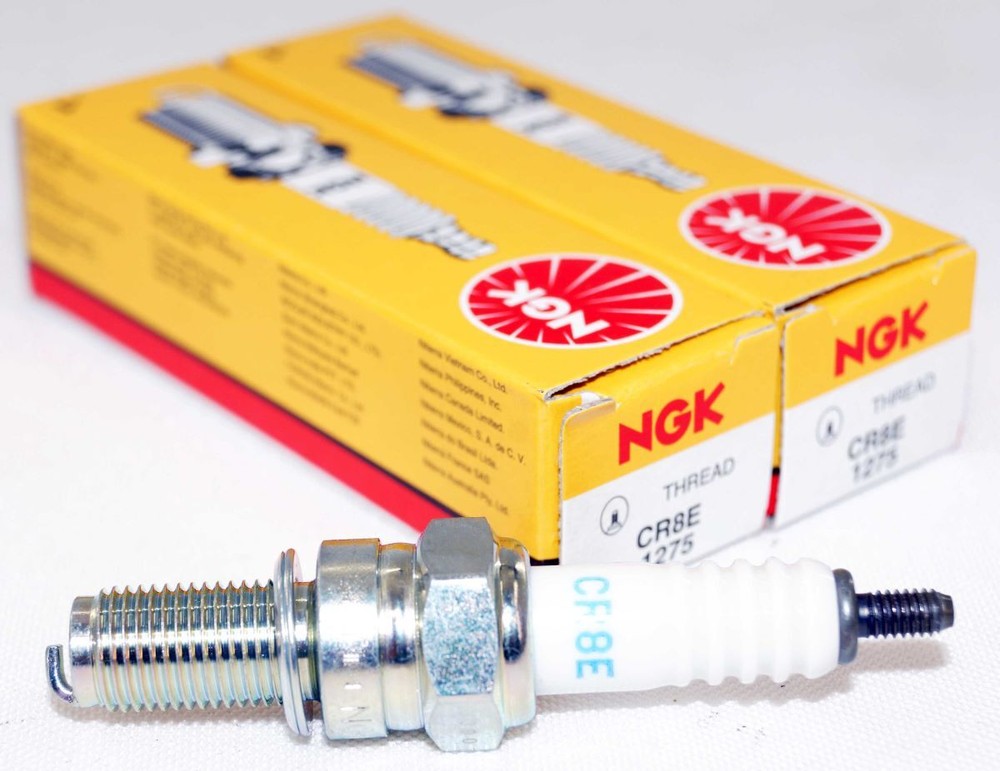 2 Pack Genuine Authentic NGK 1275 Nickel Spark Plugs CR8E