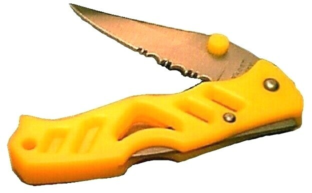 NEW FOLDING KNIFE STAINLESS STEEL COMBINATION SERRATED BLADE
