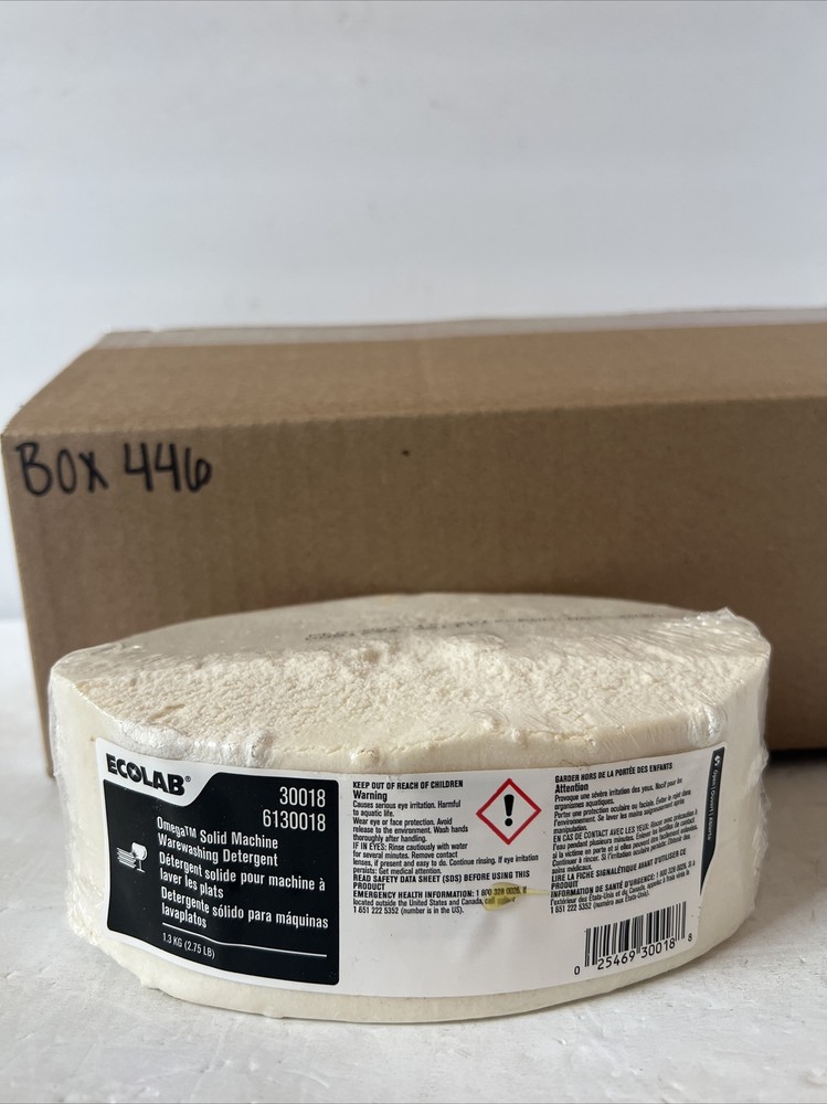 Ecolab 30018 Omega Solid Machine Ware washing Detergent