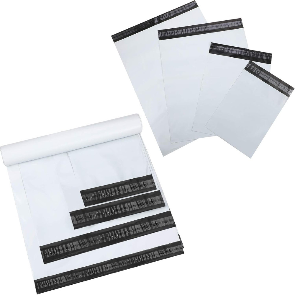 120 Pcs Poly Mailer Envelope 4 Sizes Shipping Bags Self Adhesive Clasp Envelope