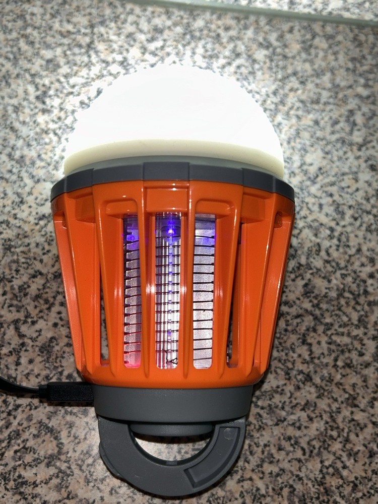 LED Camping Lantern Bug Zapper USB Rechargeable Mosquito Killer Light