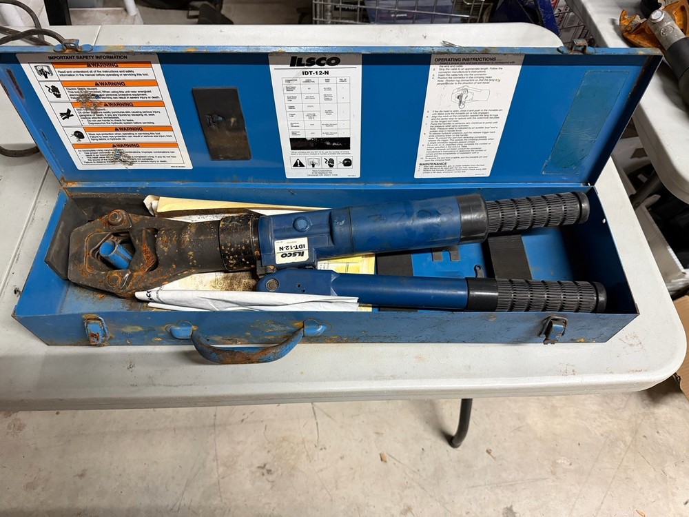 Ilsco IDT-12-N Hydraulic CRIMPER Crimp Tool