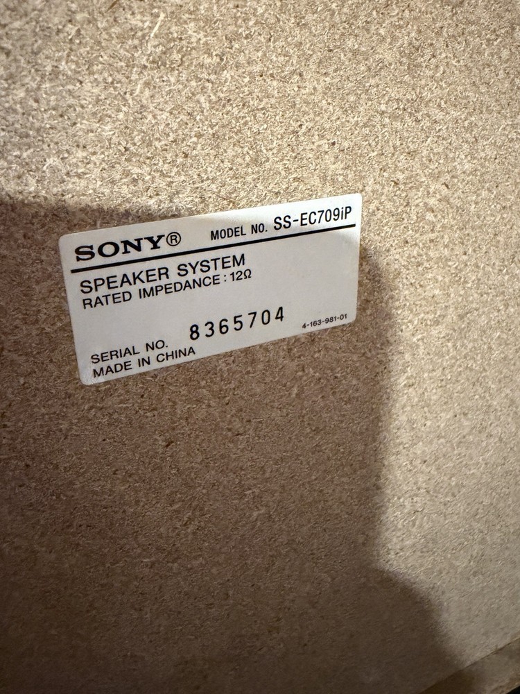 Sony MHC-EC709iP System CD AM-FM iPod Dock Stereo System Tested Works