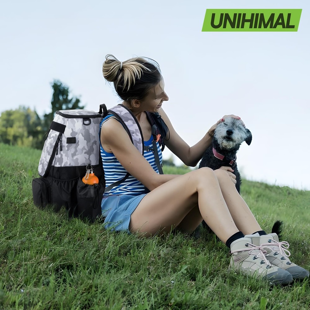 Disc Golf Bag, Heavy Duty 600D Polyester, Disc Golf Backpack with Insulated C...