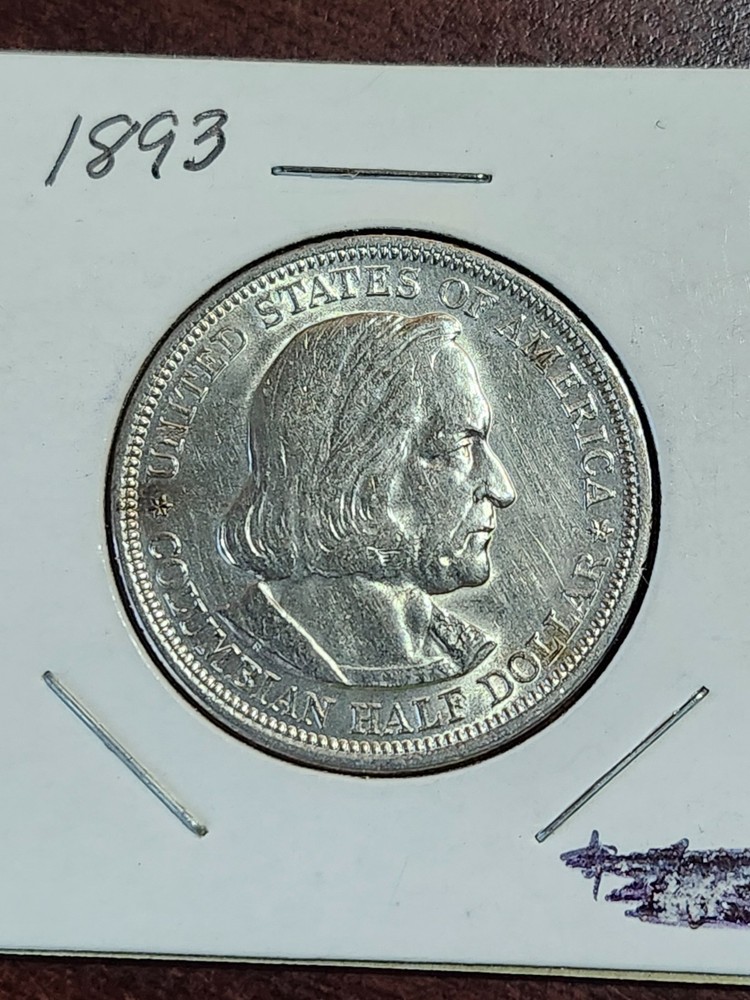 1893 Columbian Expo Commemorative Silver Half Dollar