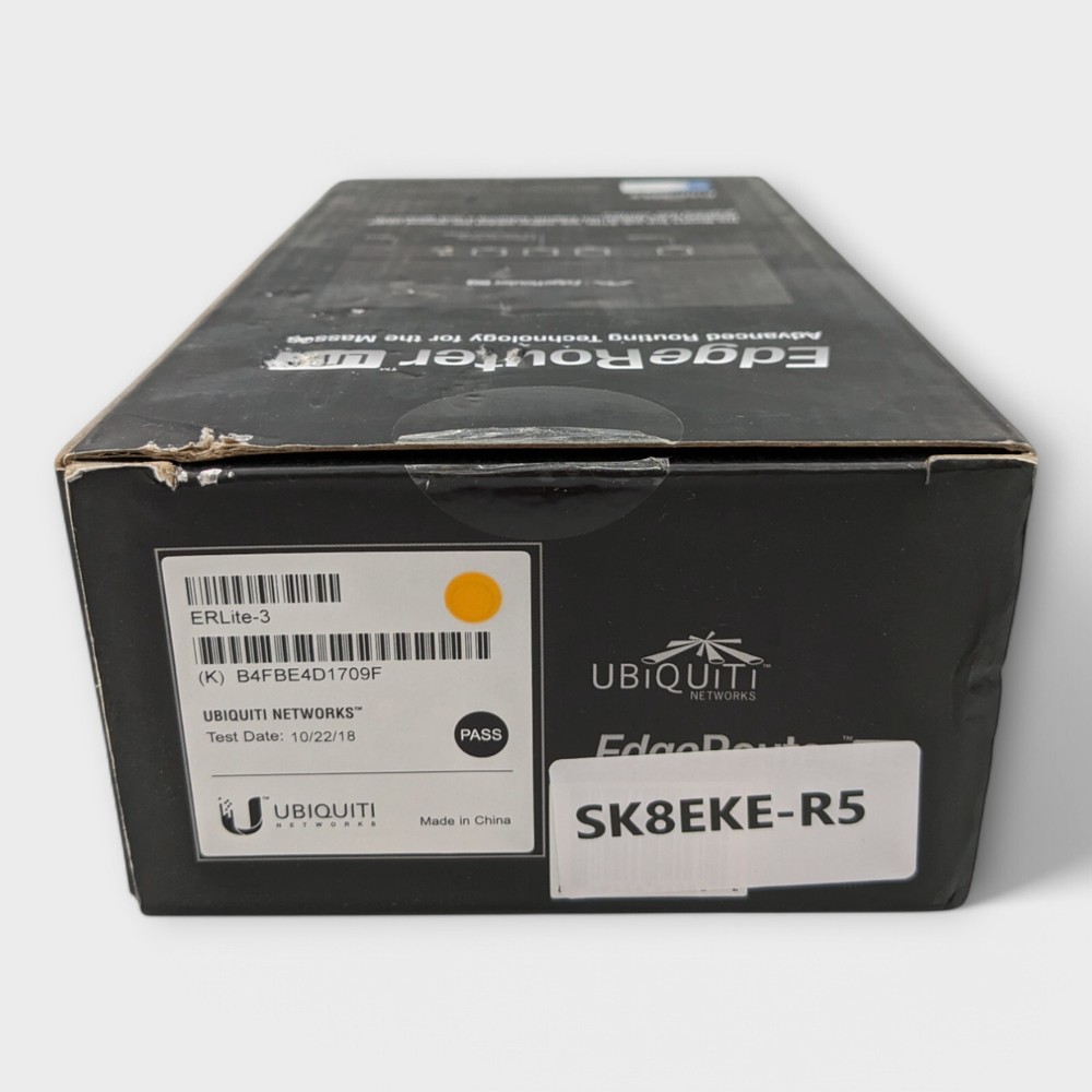 Ubiquiti Networks Networks EdgeRouter Lite 3-Port Router (Untested)