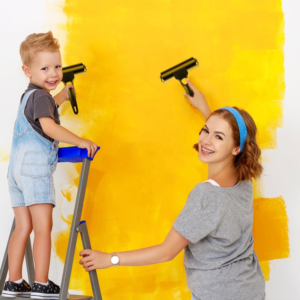 3 Pack Brayer Rollers Vinyl Rubber Roller for Cricut Maker Printing Inking