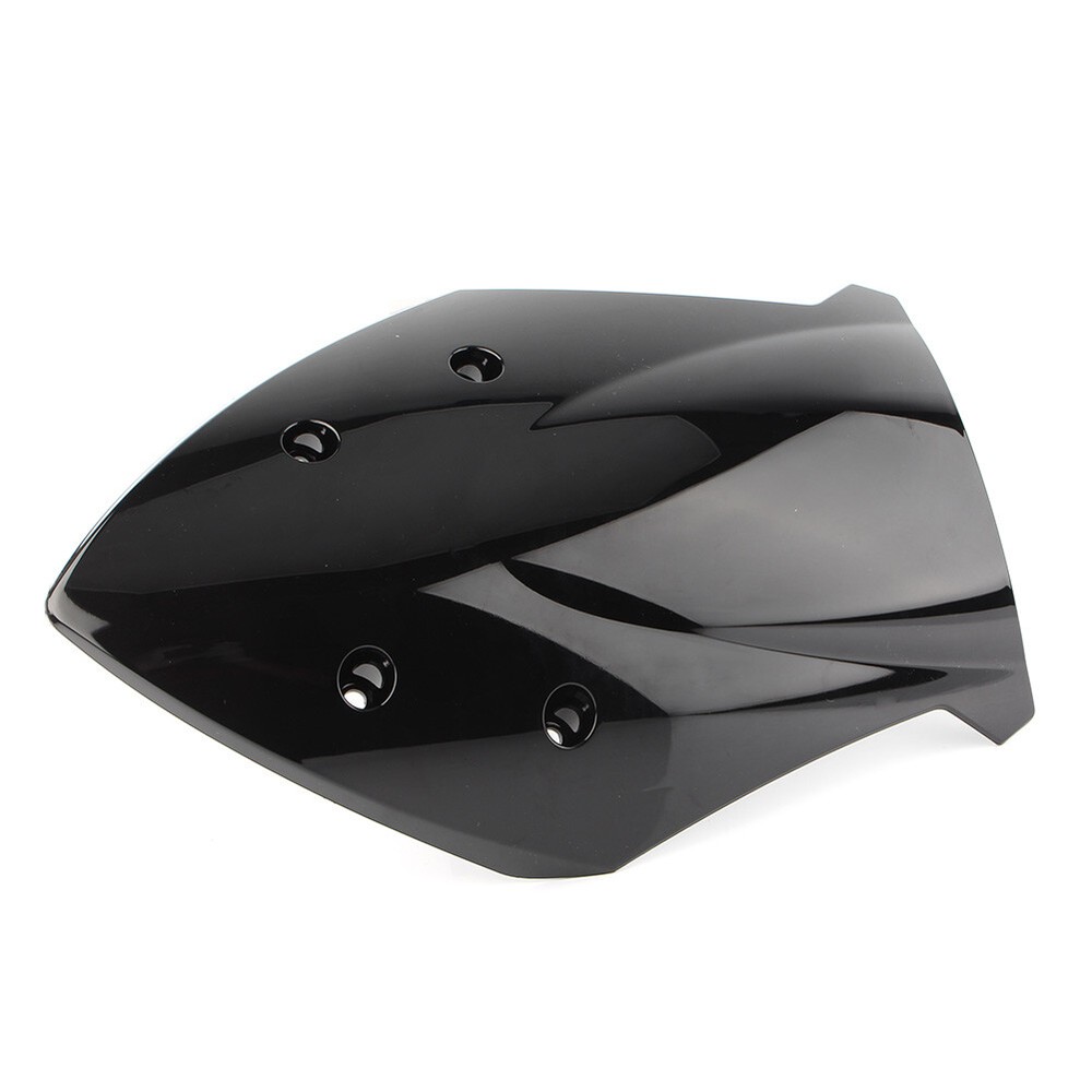 Front Windshield Windscreen Motorcycle Fit SUZUKI GSX-S1000F 2015-2018 Black ABS