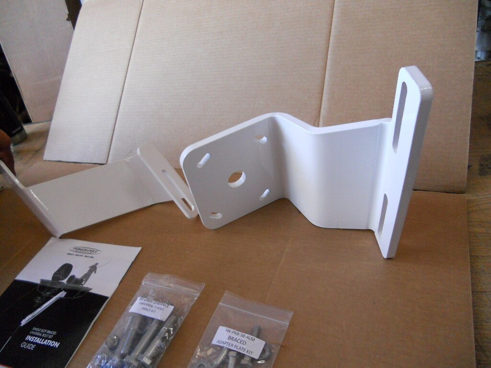 Power-Pole Adapter Braced Kit S-2-3 PORT White