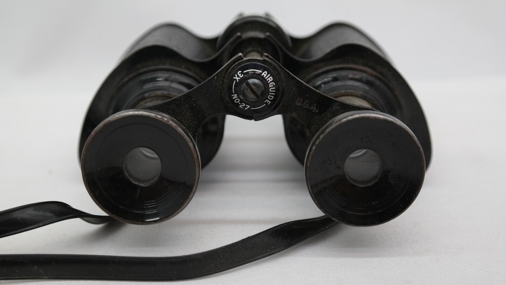 Vintage Airguide 3x No 27 Binoculars with Strap TF