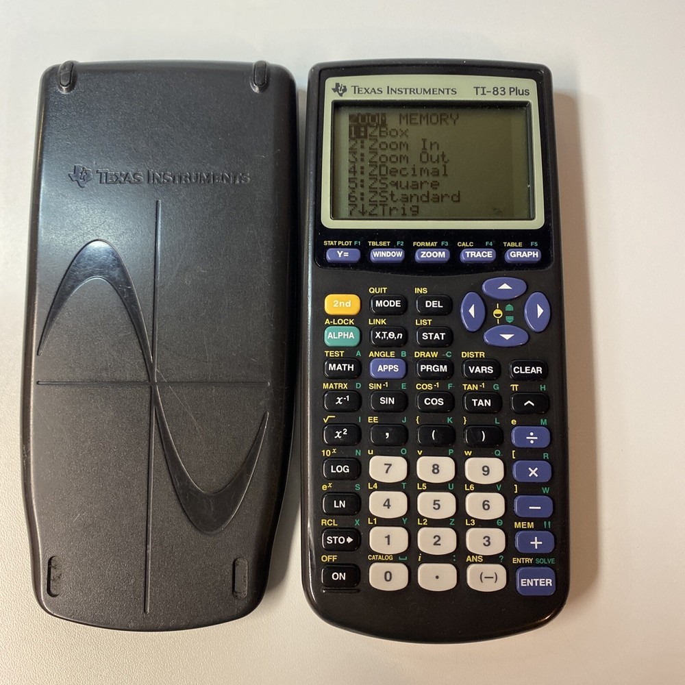 Texas Instruments TI-83 Plus Graphing Calculator Tested Works