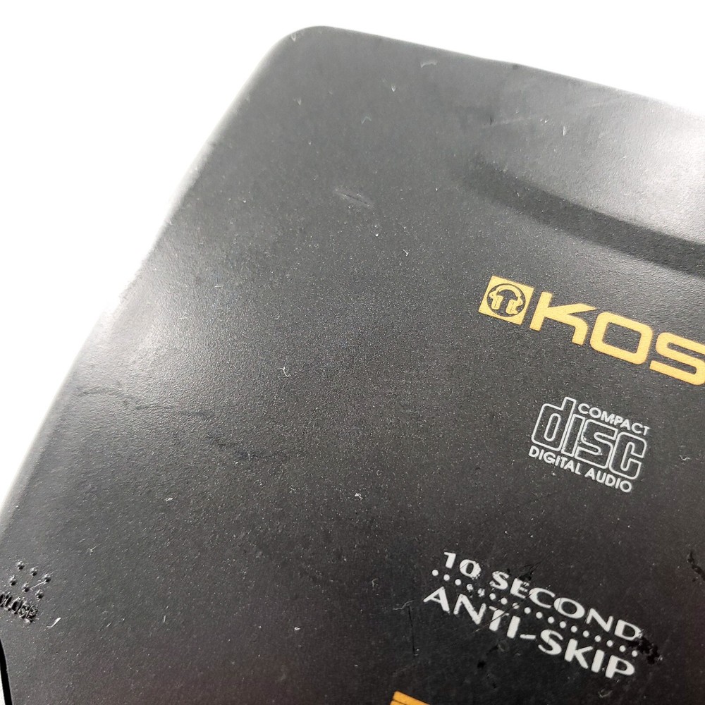 Koss CDP657 Portable CD Player 10 Second Anti-Skip DBBS Tested & Works **READ**